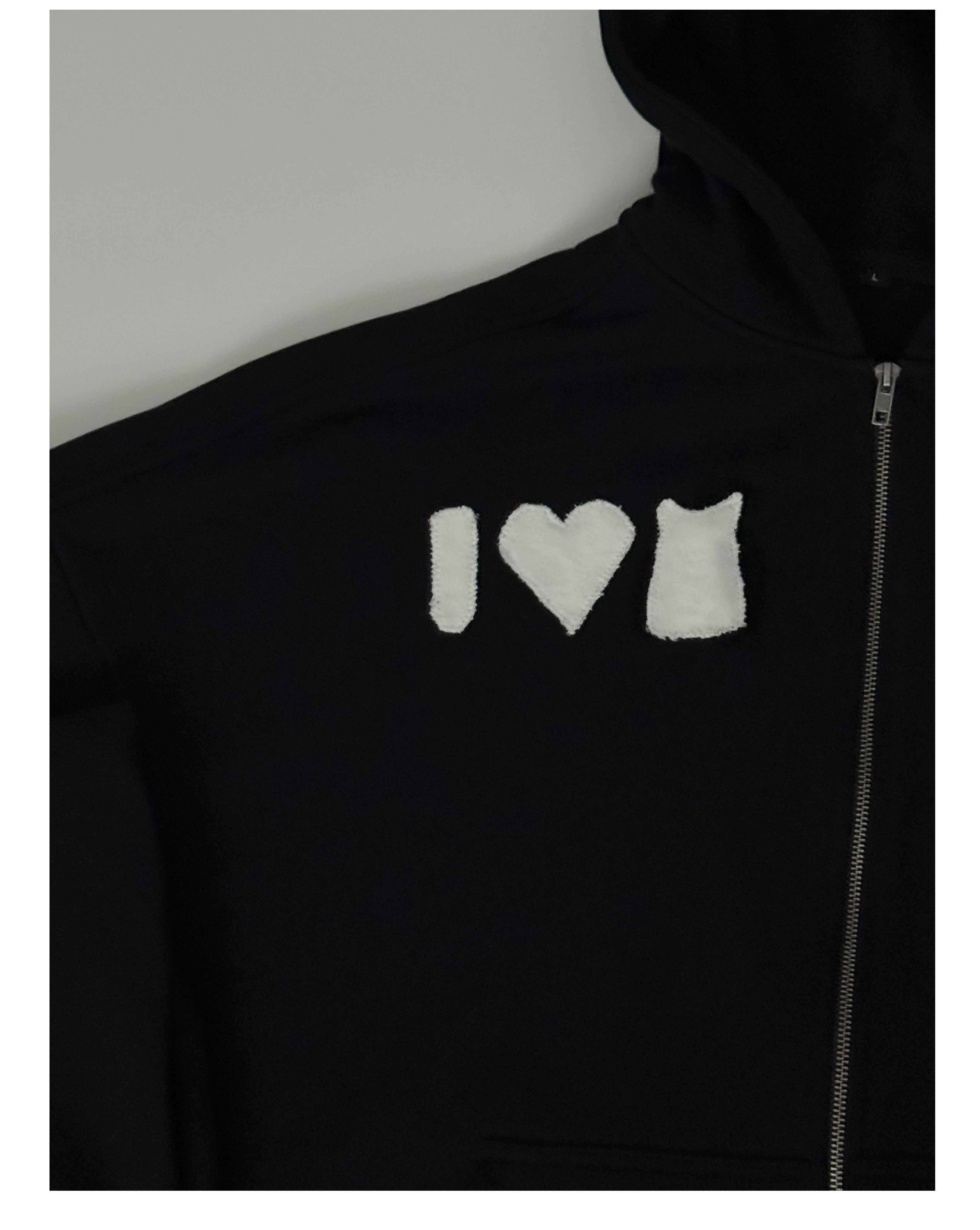 I love gadse Zip-Hoodie